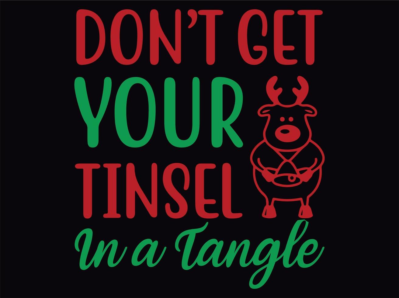 Christmas t-shirt design file vector