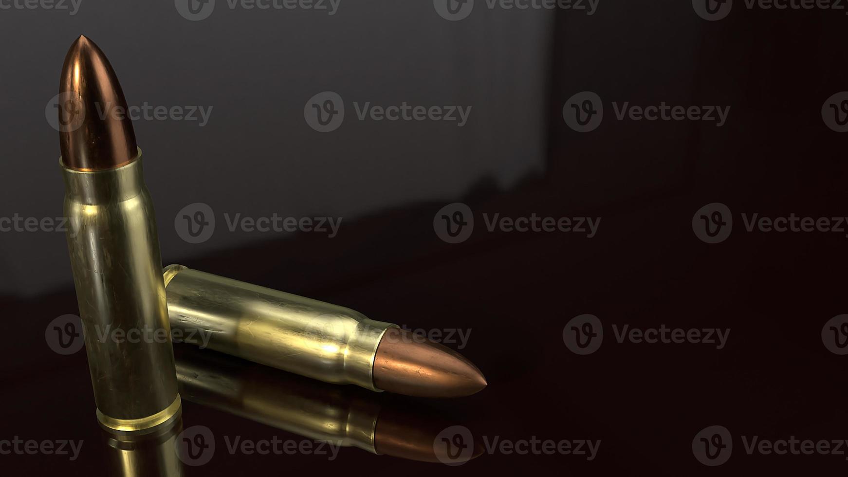 bullets 3d rendering for  abstract background. photo