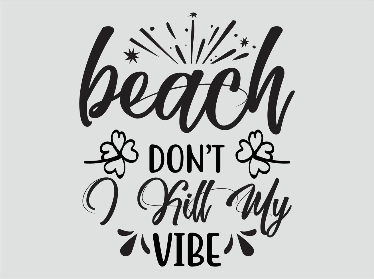 Summer typography quotes design vector