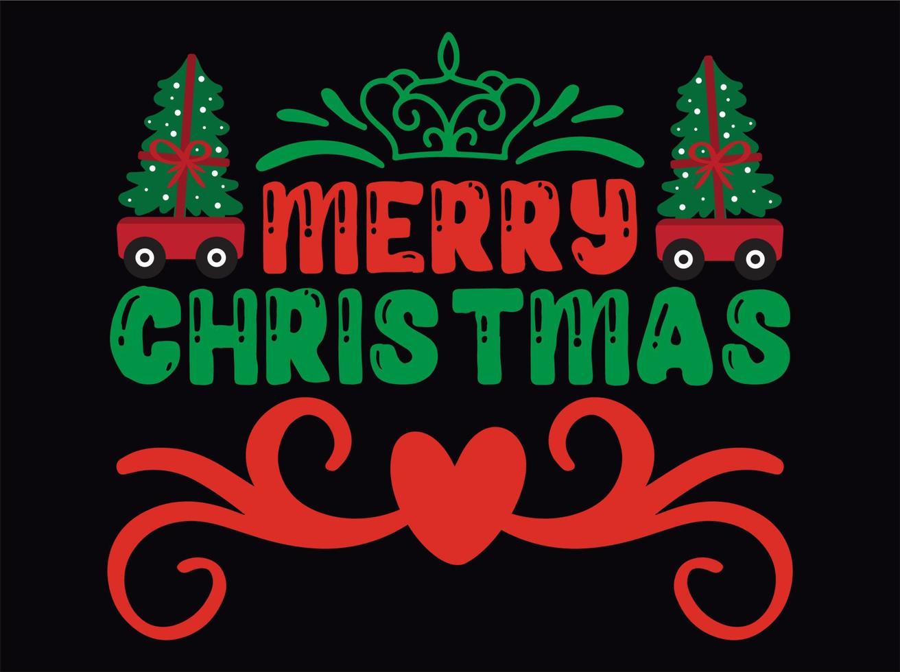 Christmas t-shirt design vector file