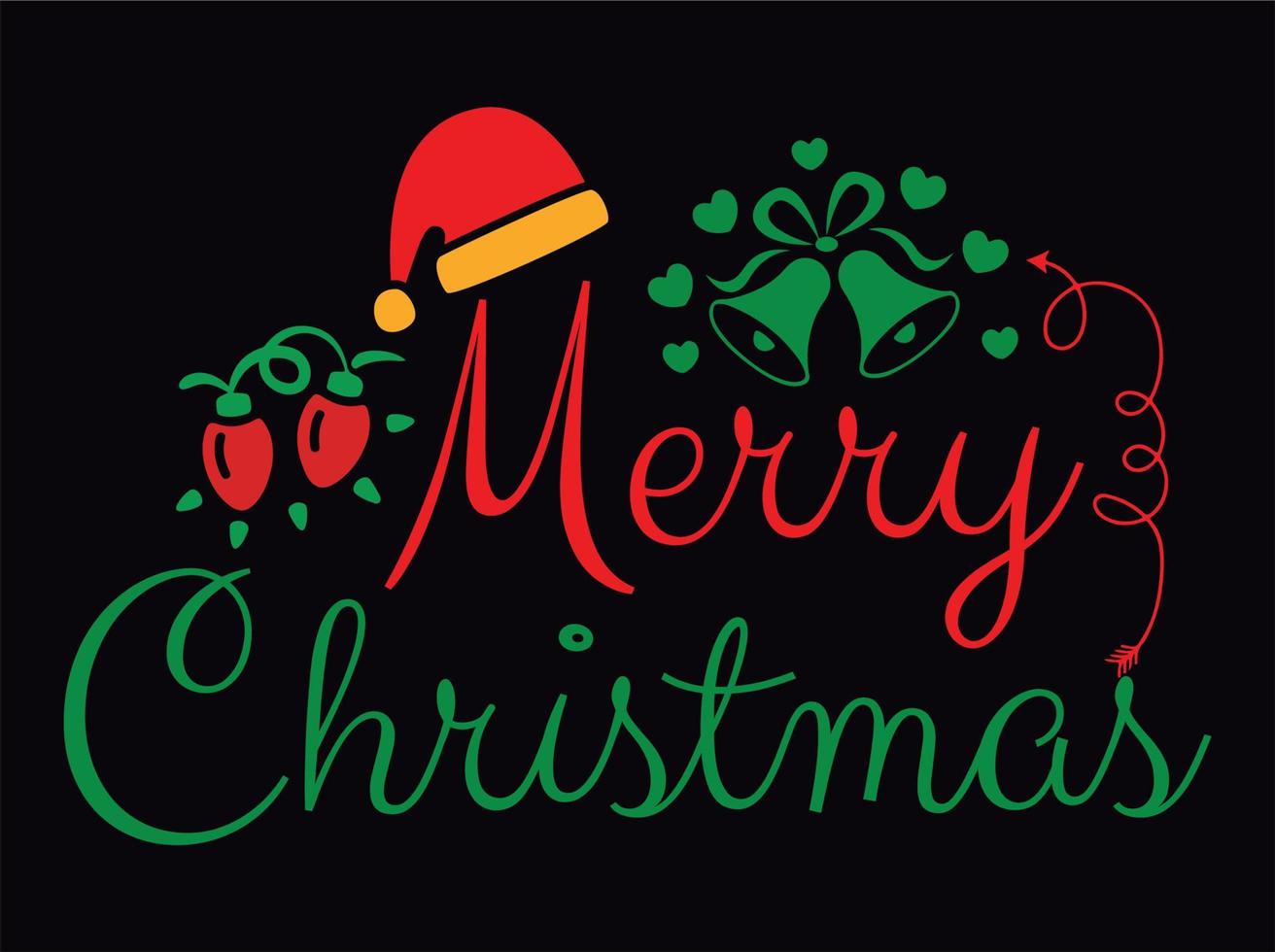 Christmas t-shirt design vector file