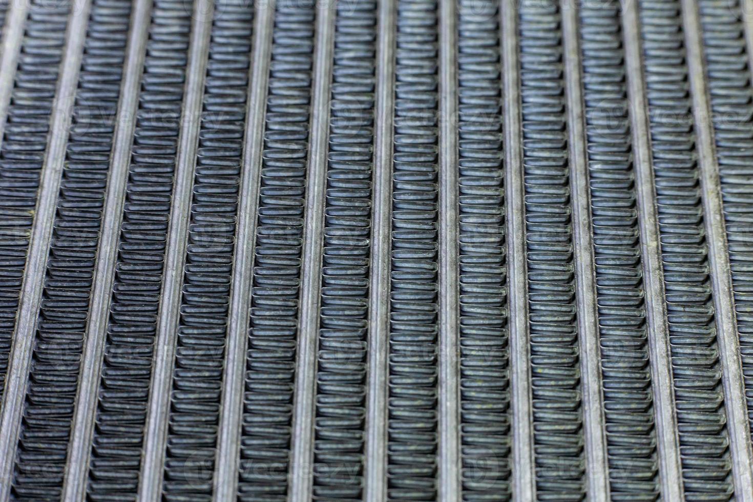 The Air Conditioning Coils car close up texture image. photo