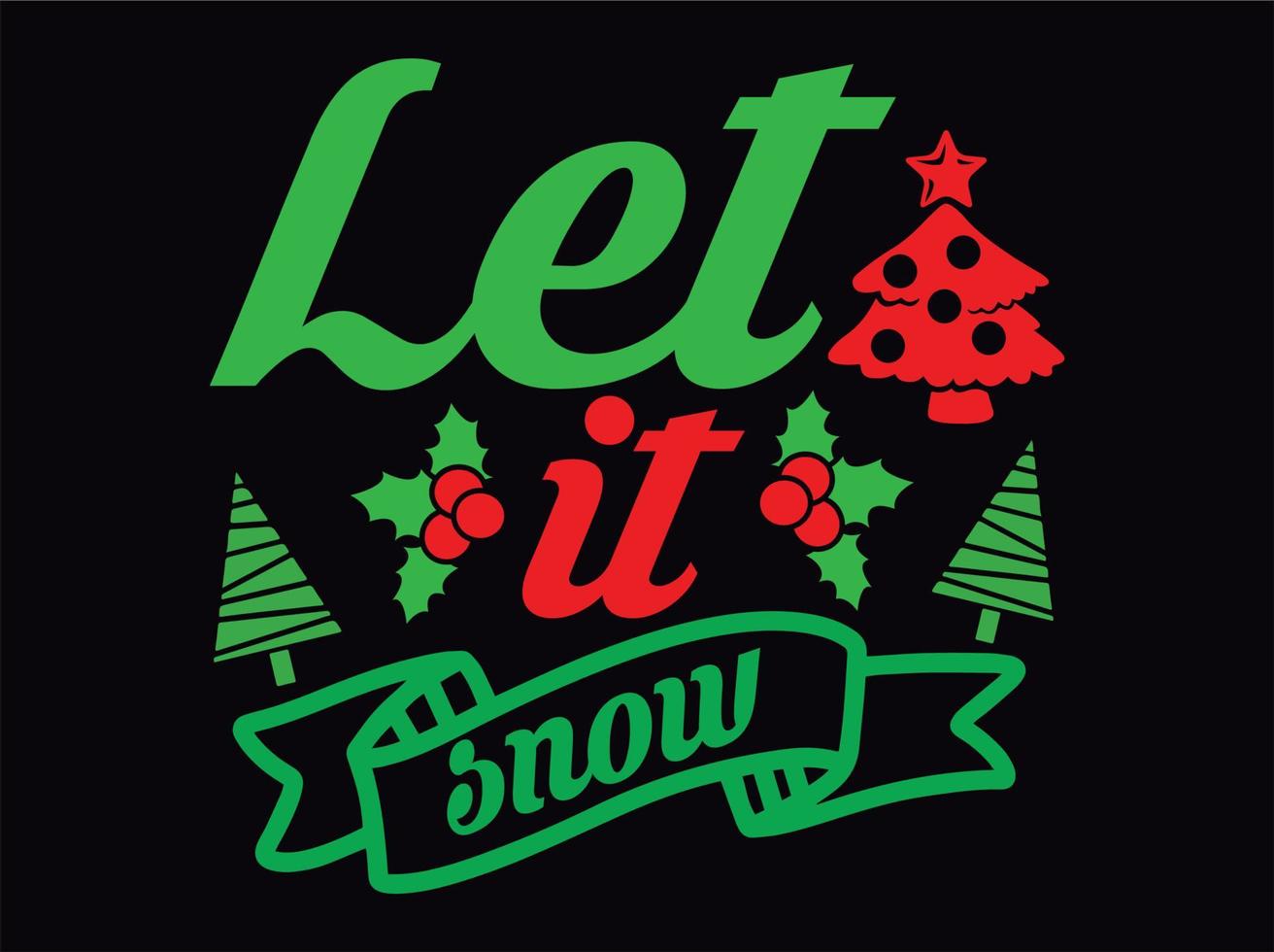 Christmas t-shirt design vector file