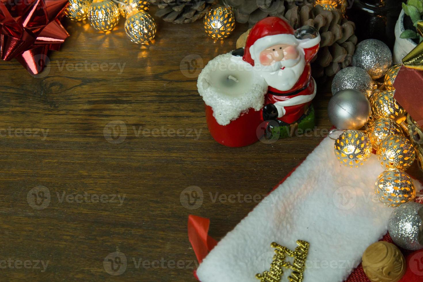 The Happy new year and Christmas celebration image background. photo