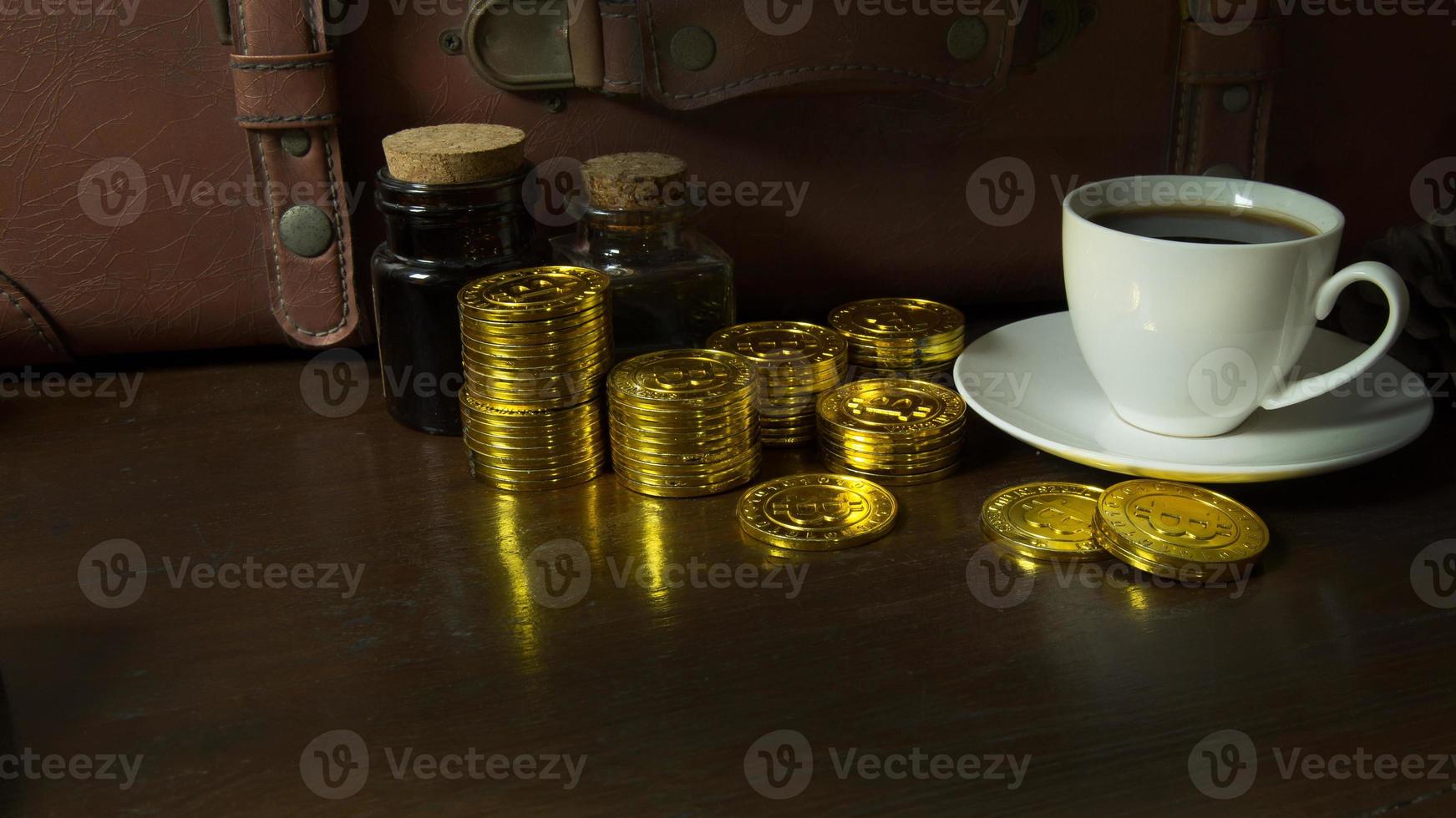 Business vintage mood abstract image background photo