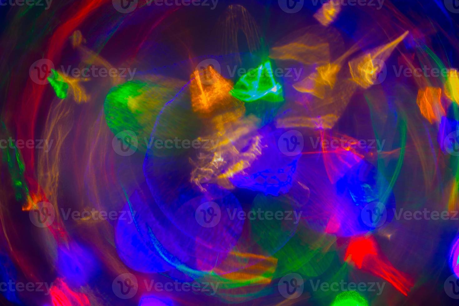 The Abstract background with shining bokeh multi colour image. photo