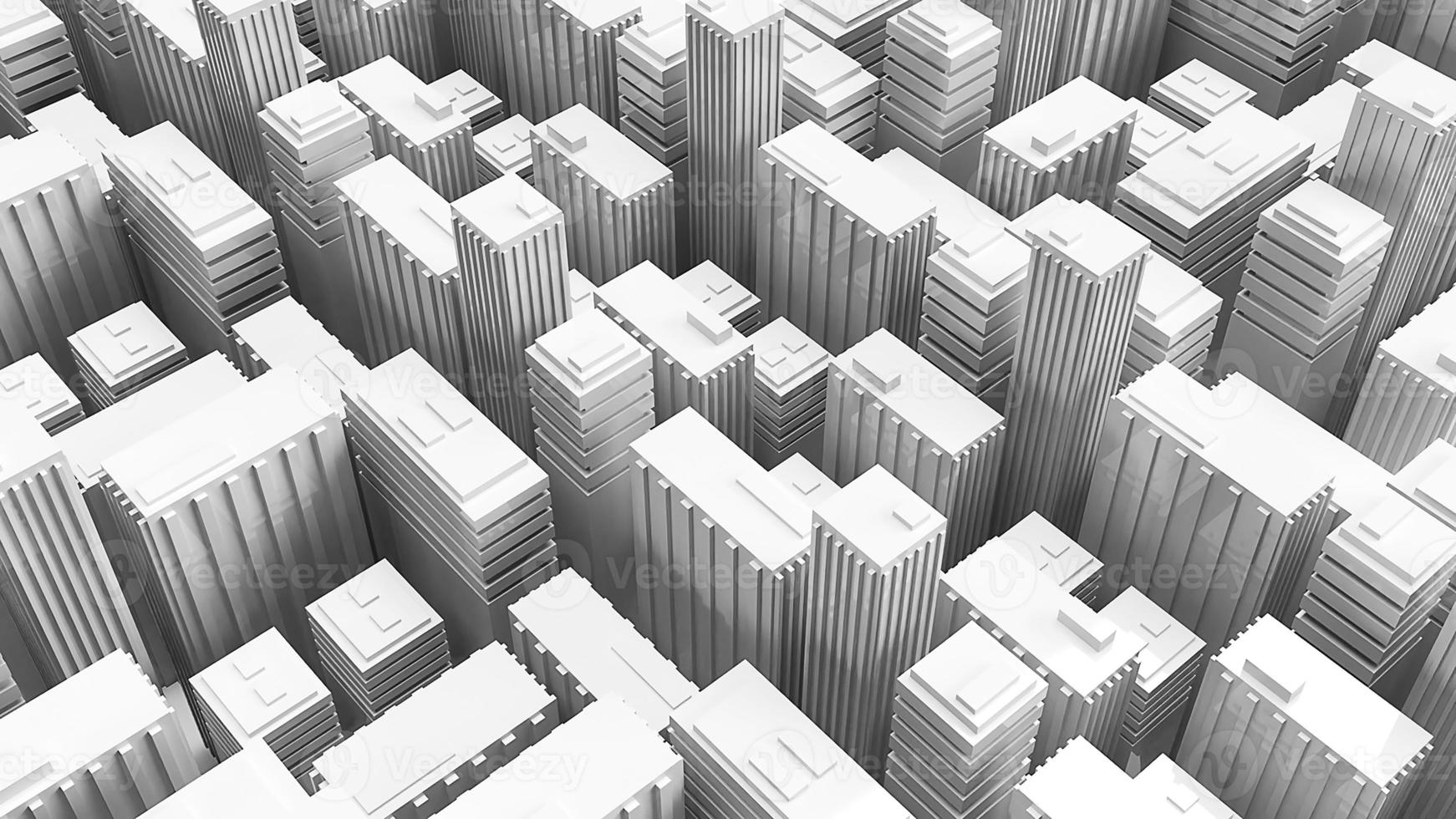 3d rendering buildings for construction concept. photo