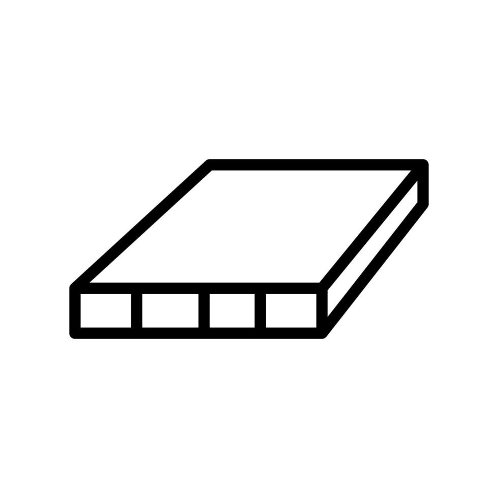 flush door shutters line icon vector illustration