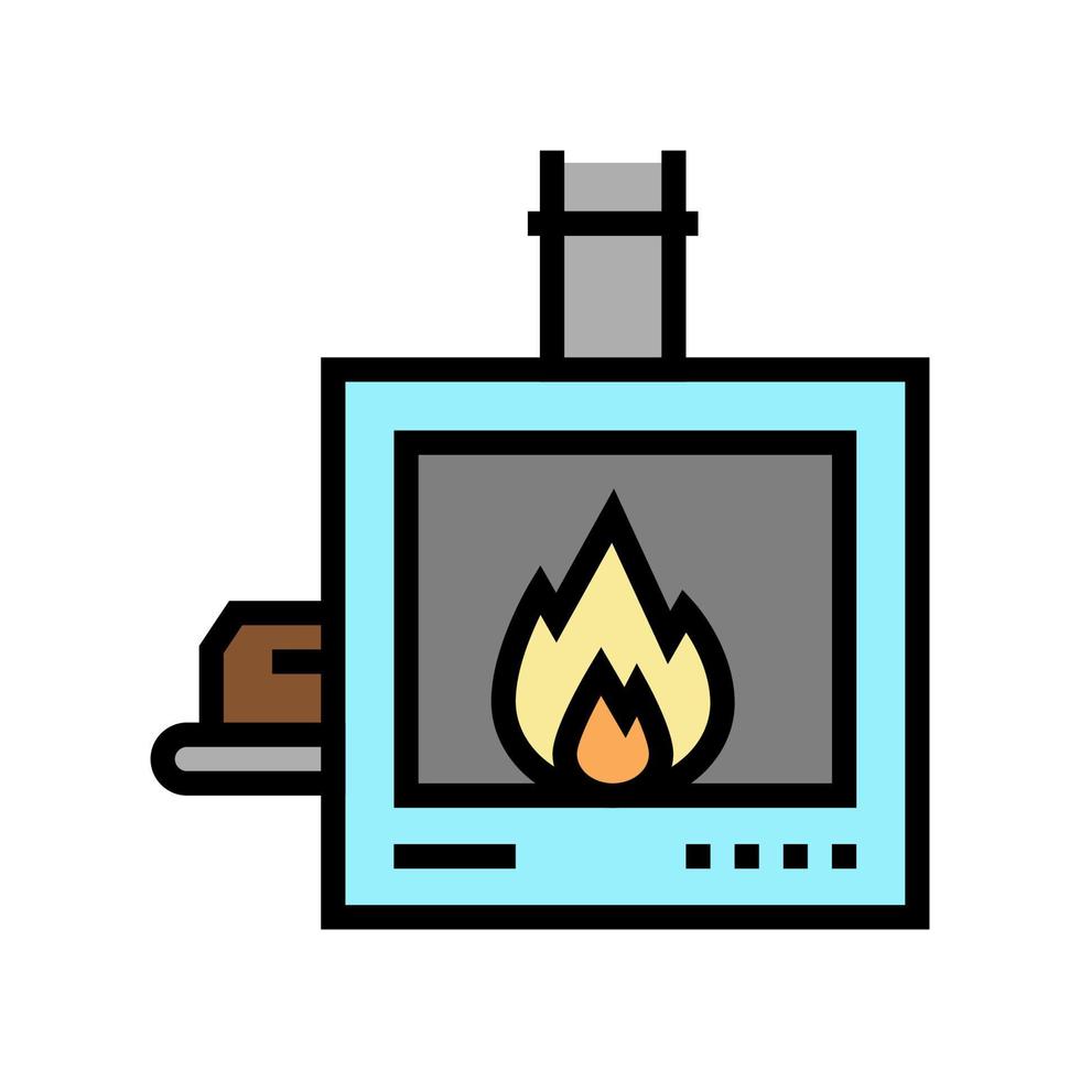 individual cremation color icon vector illustration