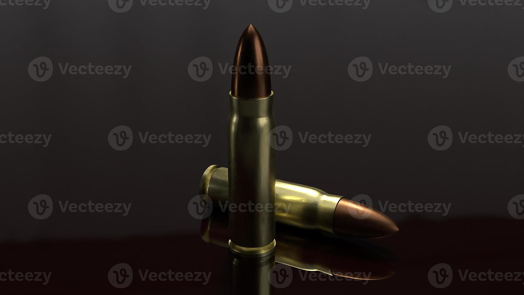 bullets 3d rendering for  abstract background. photo