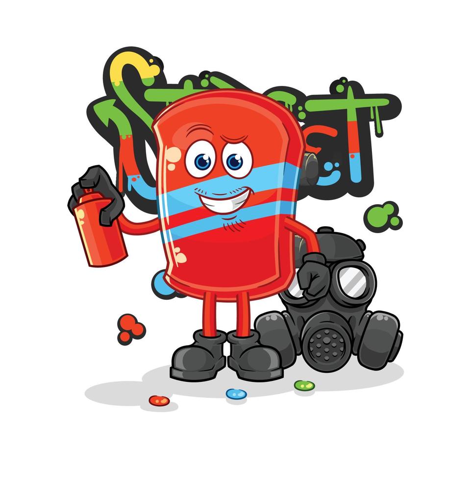 skateboard cartoon character vector