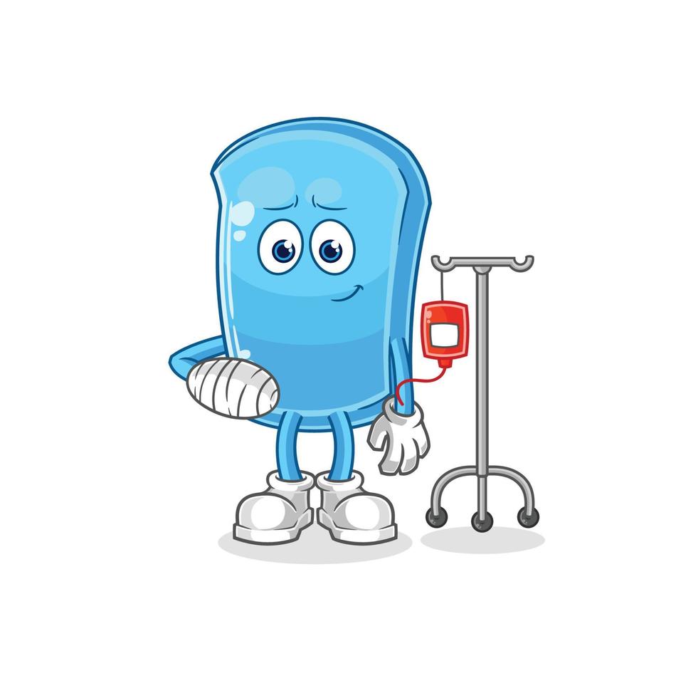 ski board cartoon character vector