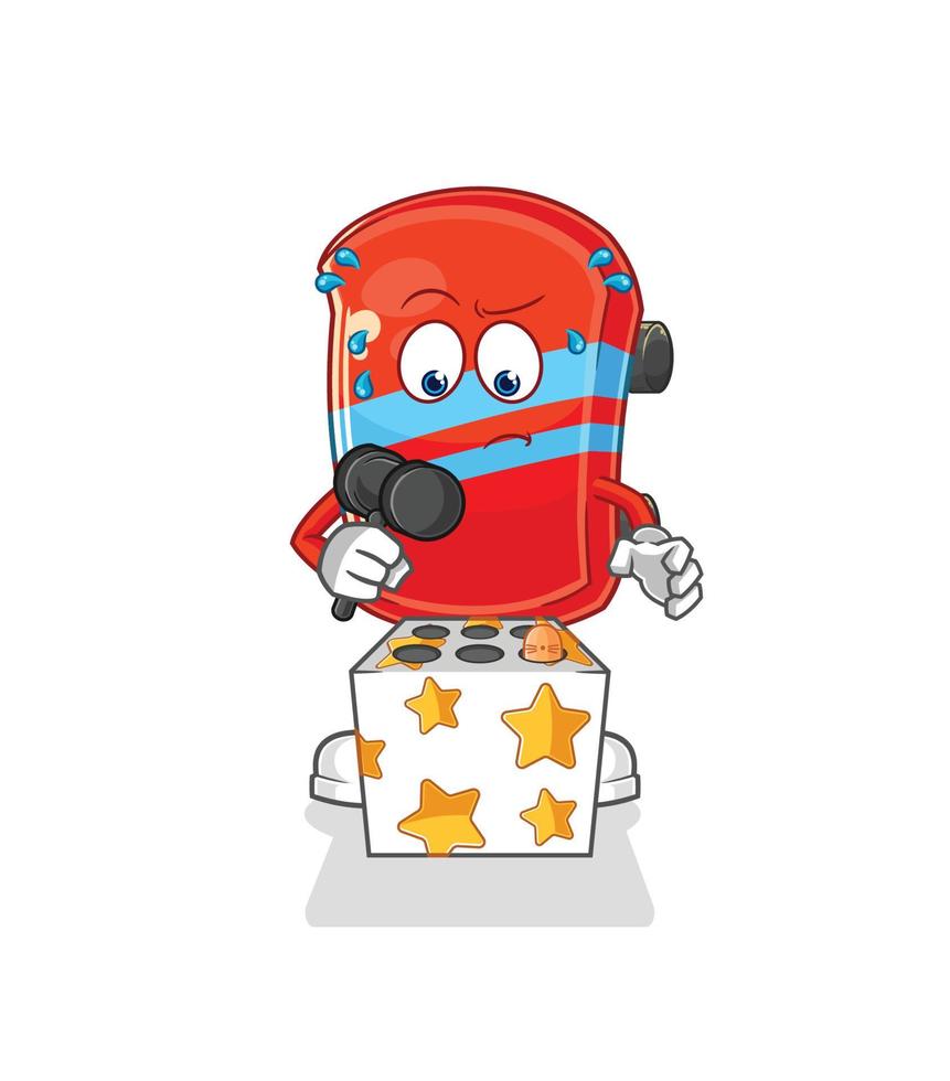 skateboard cartoon character vector