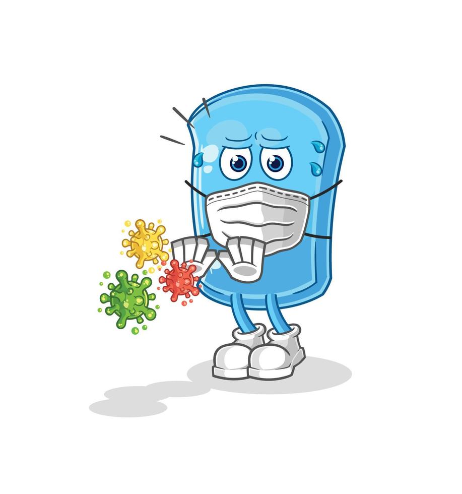 ski board character vector