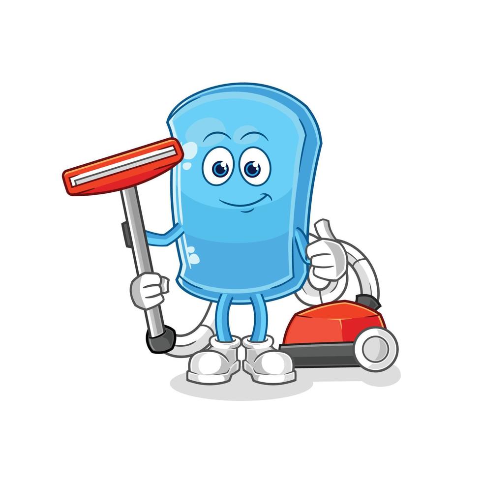ski board character mascot vector