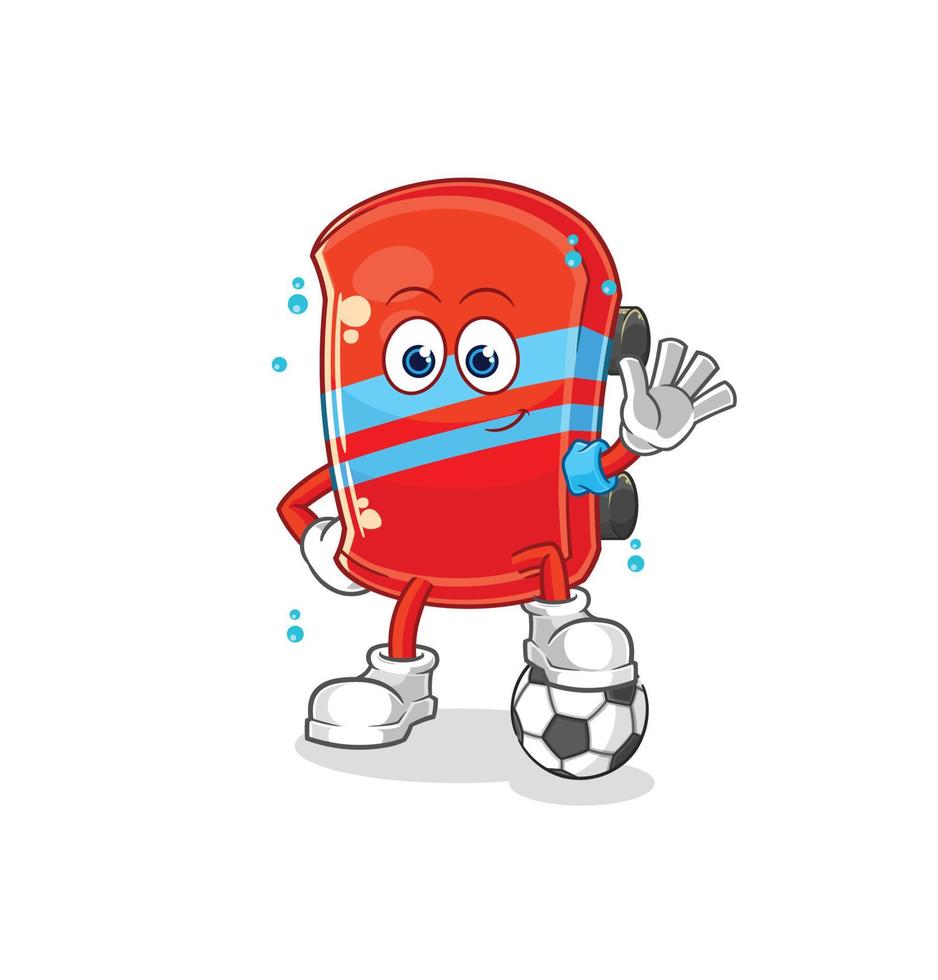 skateboard mascot vector