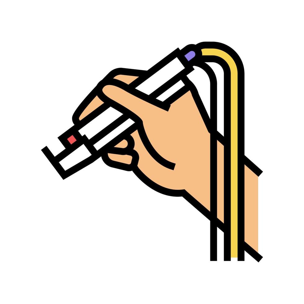 dye laser color icon vector illustration