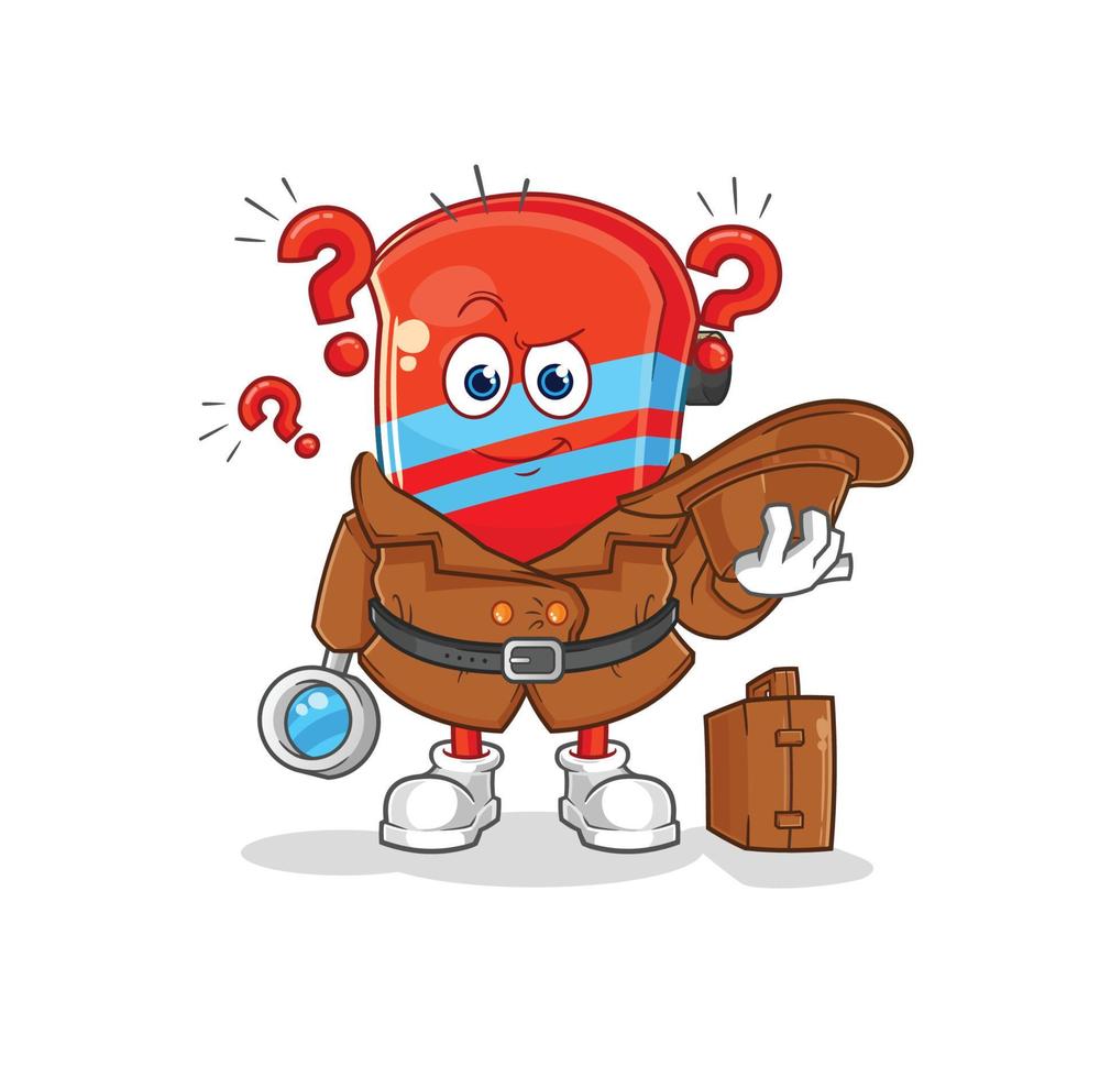 skateboard mascot vector