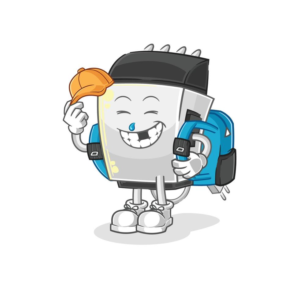 hair clipper cartoon character 10346635 Vector Art at Vecteezy
