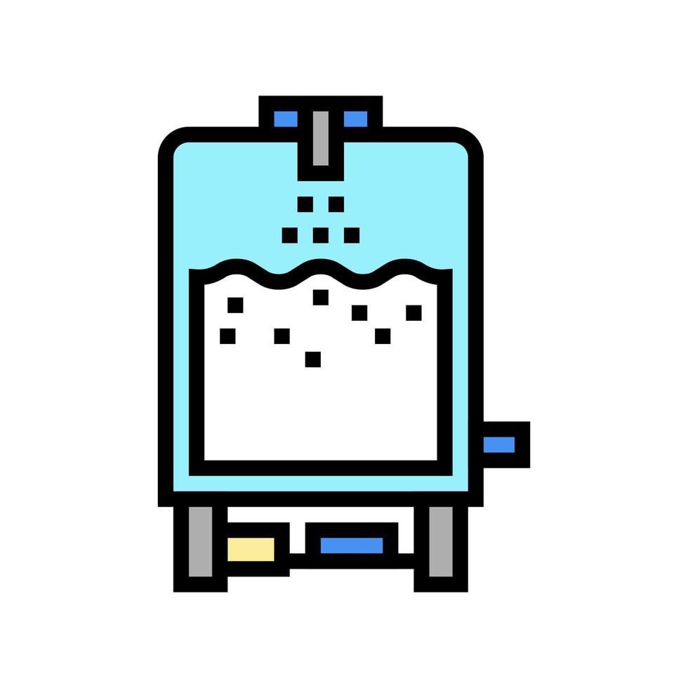 technology cheese production color icon vector illustration