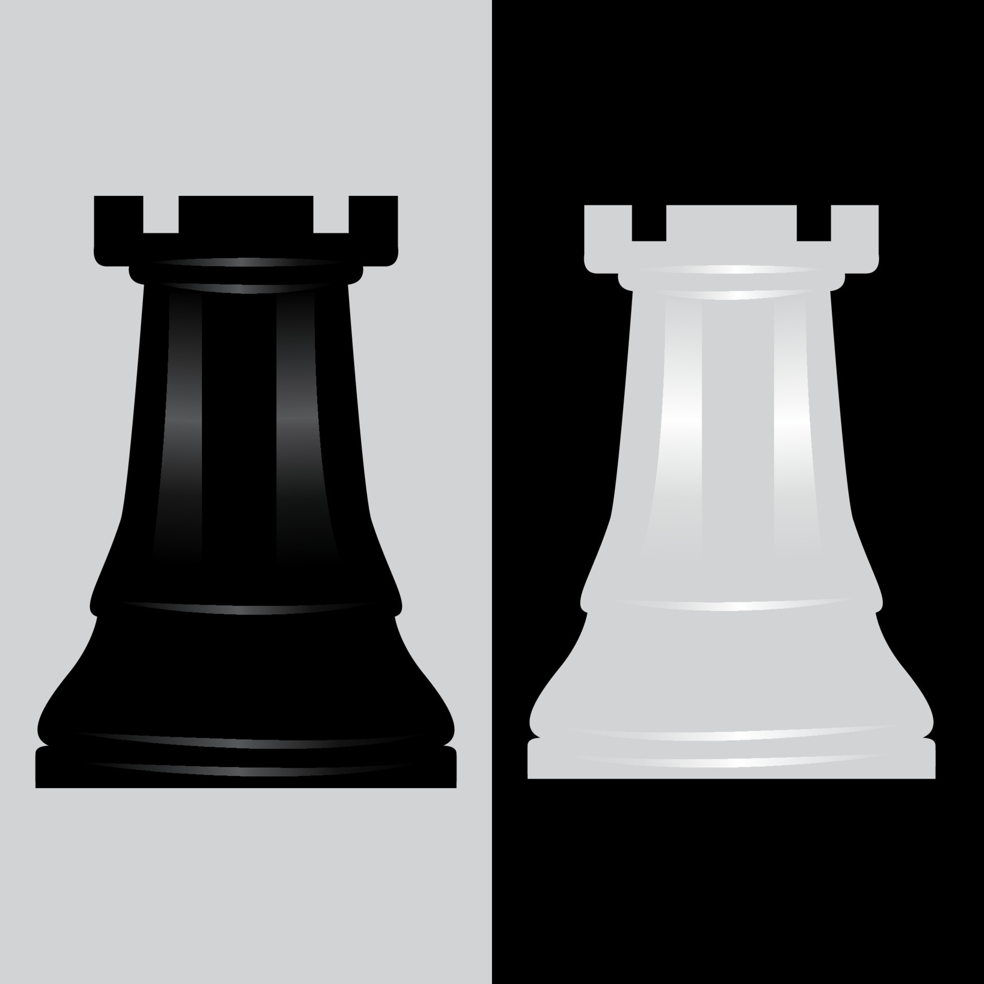 chess rook piece 2494121 Vector Art at Vecteezy