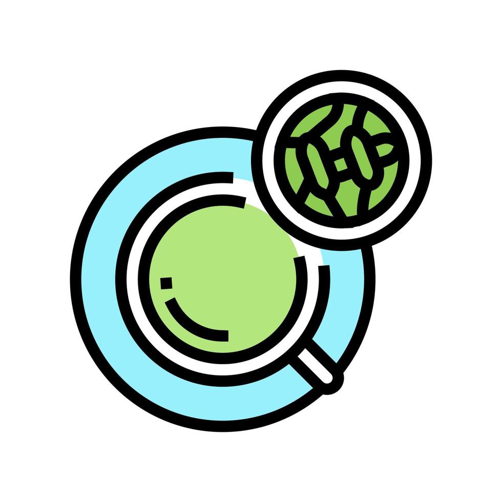 green tea color icon vector illustration