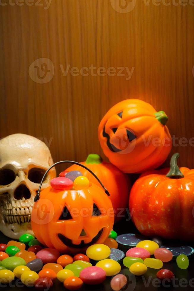 The Halloween background dark tone image background. photo