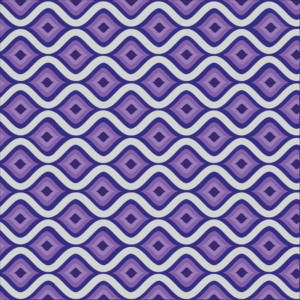 Vintage background made of concentric Purple drop shapes between curved white lines. zigzag lines, Purple, zigzag, tortuous, sinuous, serpentine, Purple and white, decorative background vector
