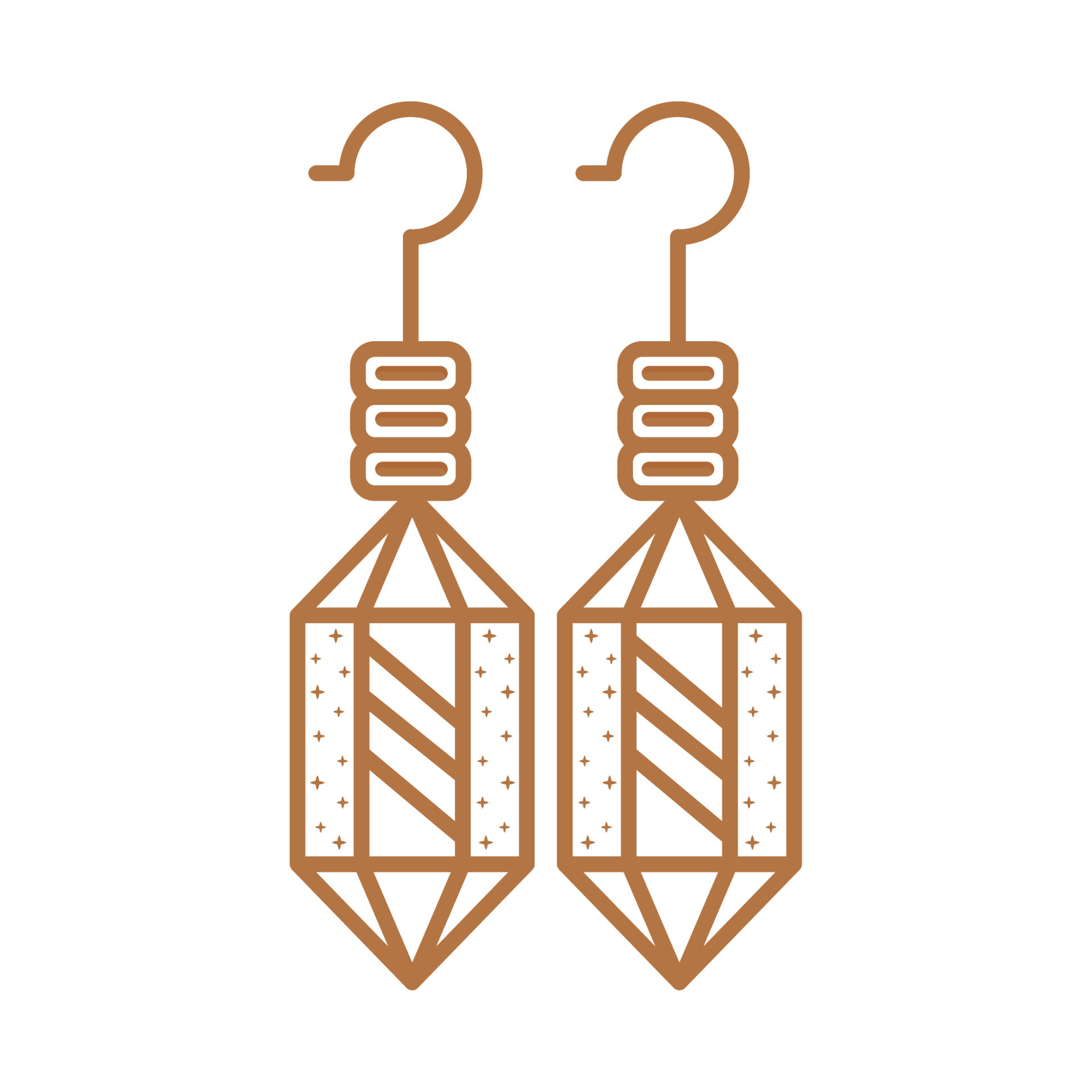 earrings with stones 10349601 Vector Art at Vecteezy