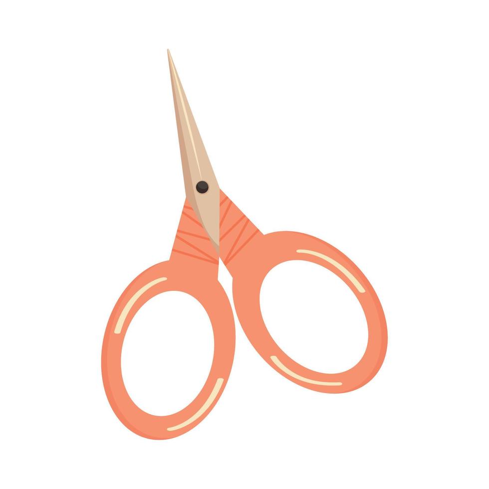 weaving scissors tool vector