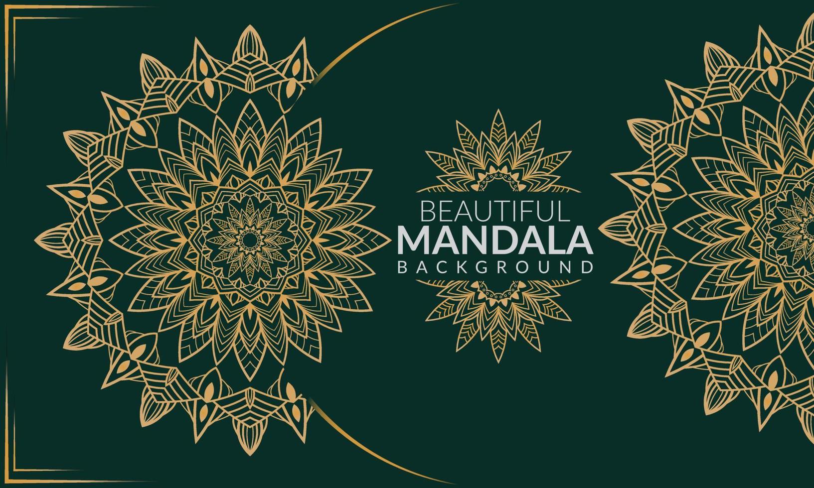 Beautiful Mandala background design vector