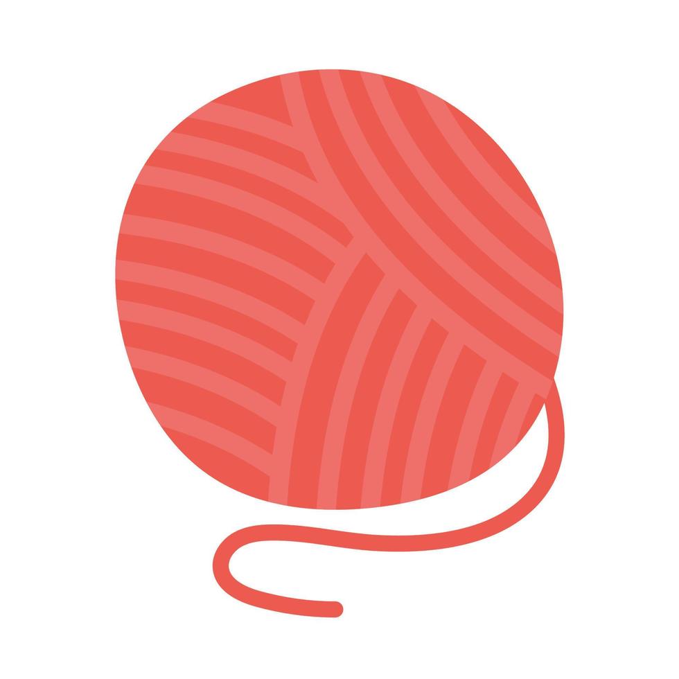 red ball of wool vector