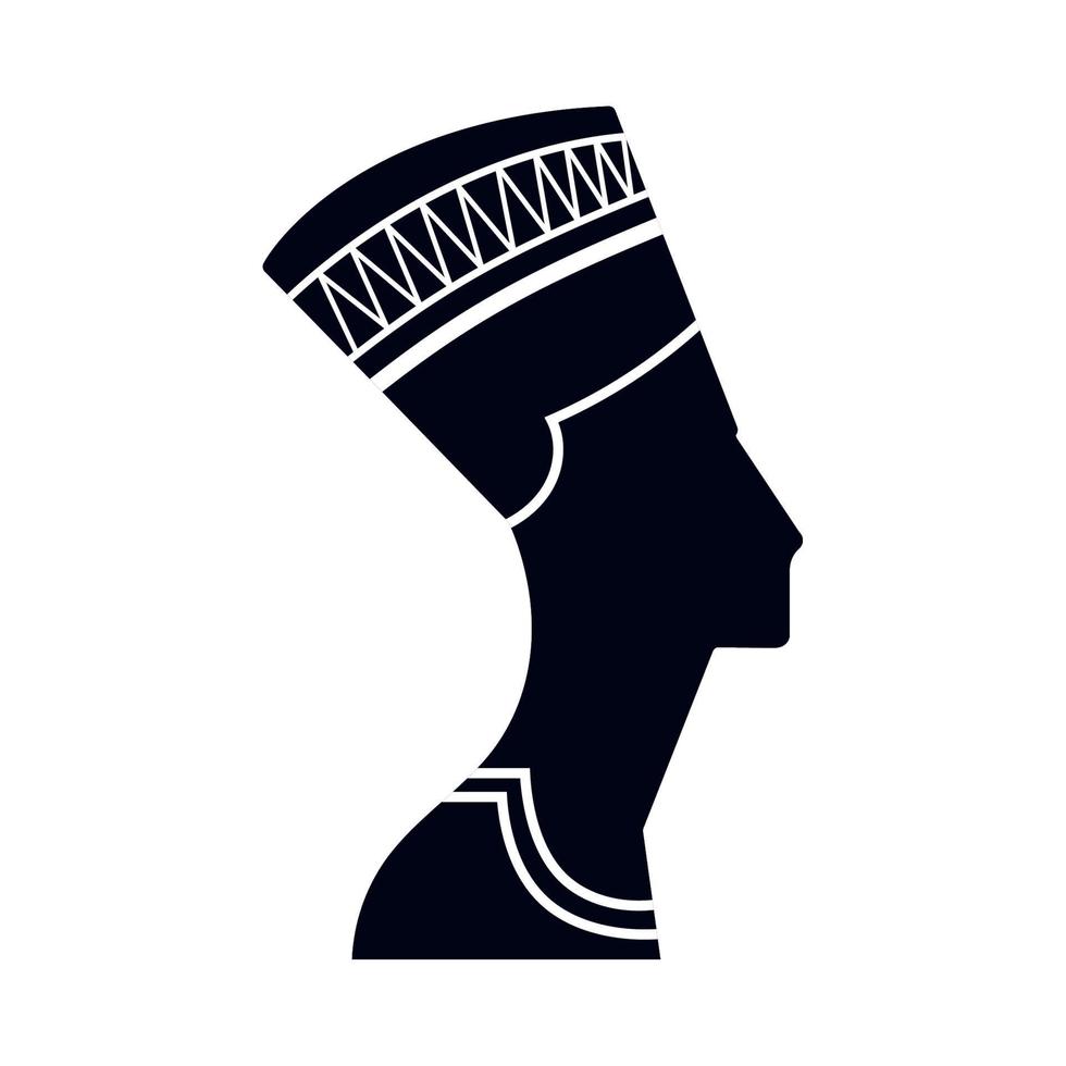 nefertiti cultura egipcia vector