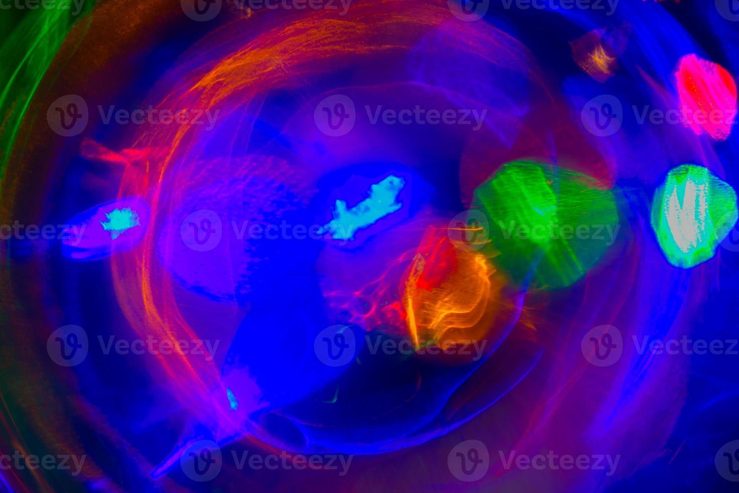 The Abstract background with shining bokeh multi colour image. photo