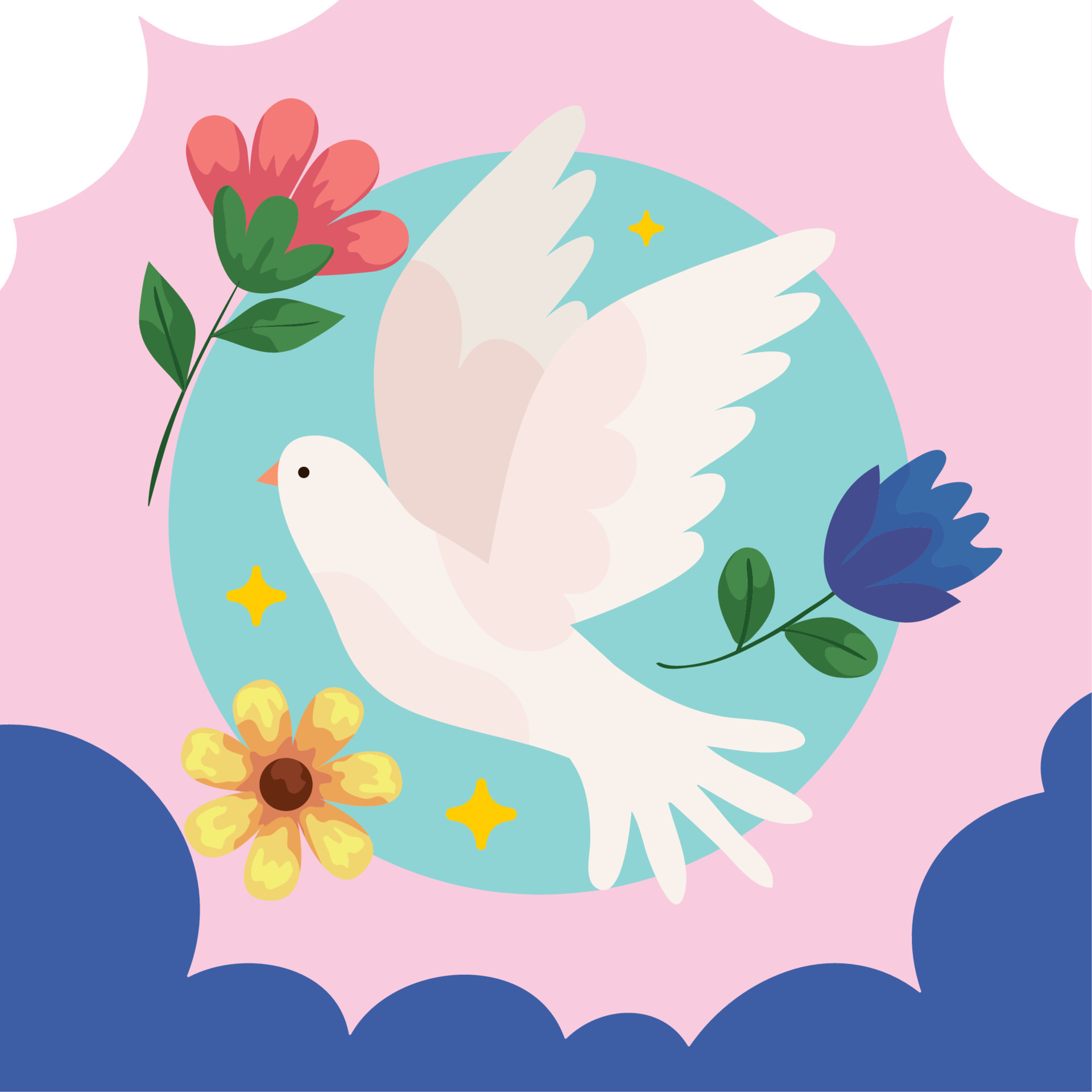 Peace Dove Clipart