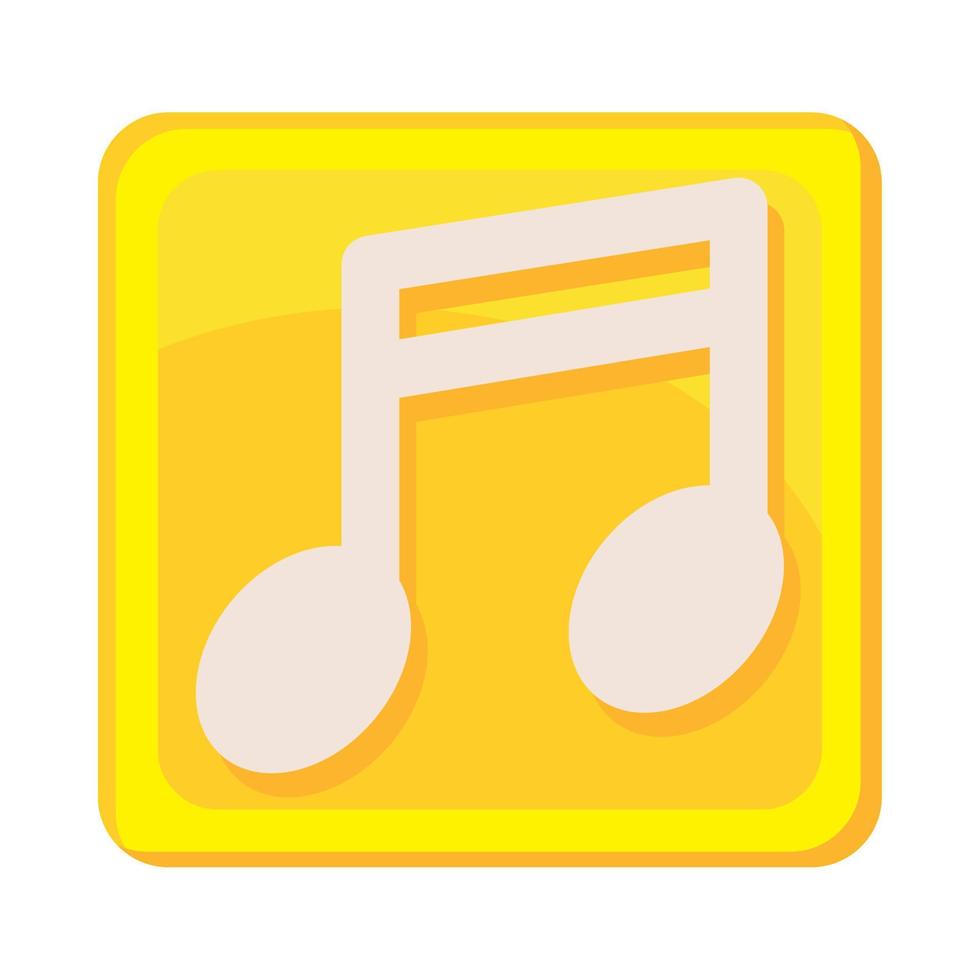 music app button vector