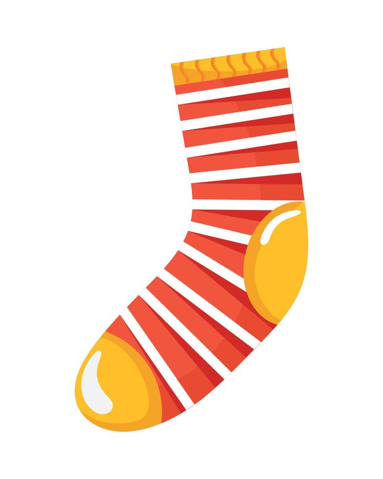 sock red color 10350773 Vector Art at Vecteezy