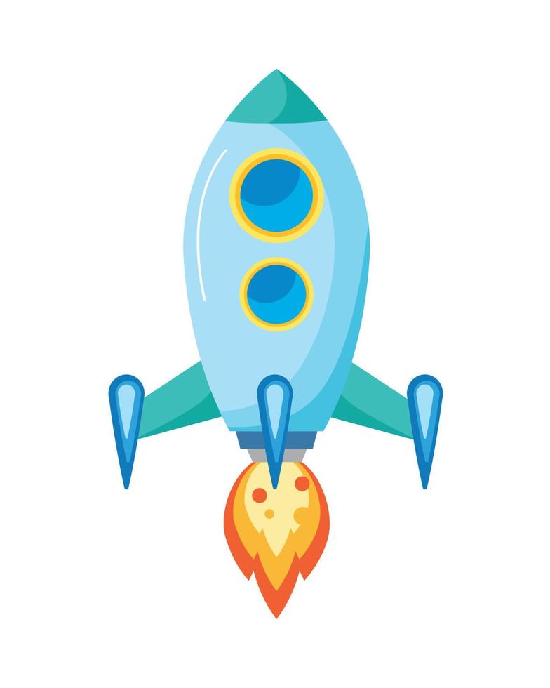 rocket launcher startup vector