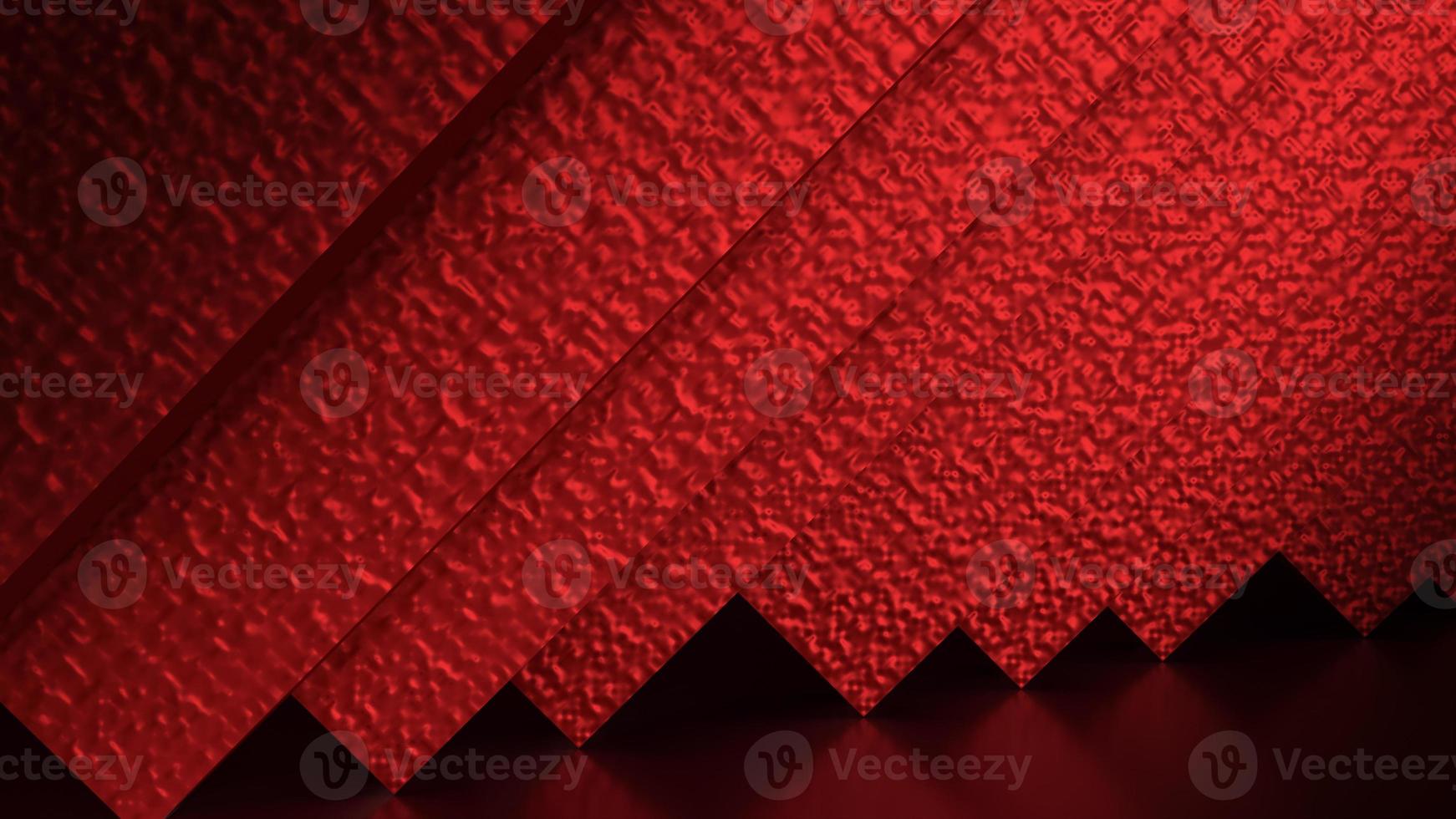 The abstract red for  background 3d rendering. photo