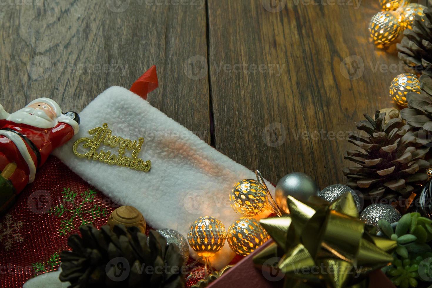 The Happy new year and Christmas celebration image background. photo