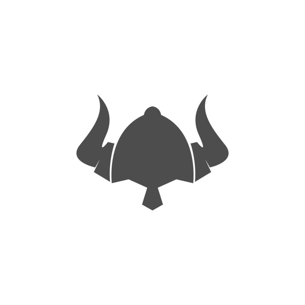 diseño de logotipo de icono vikingo vector