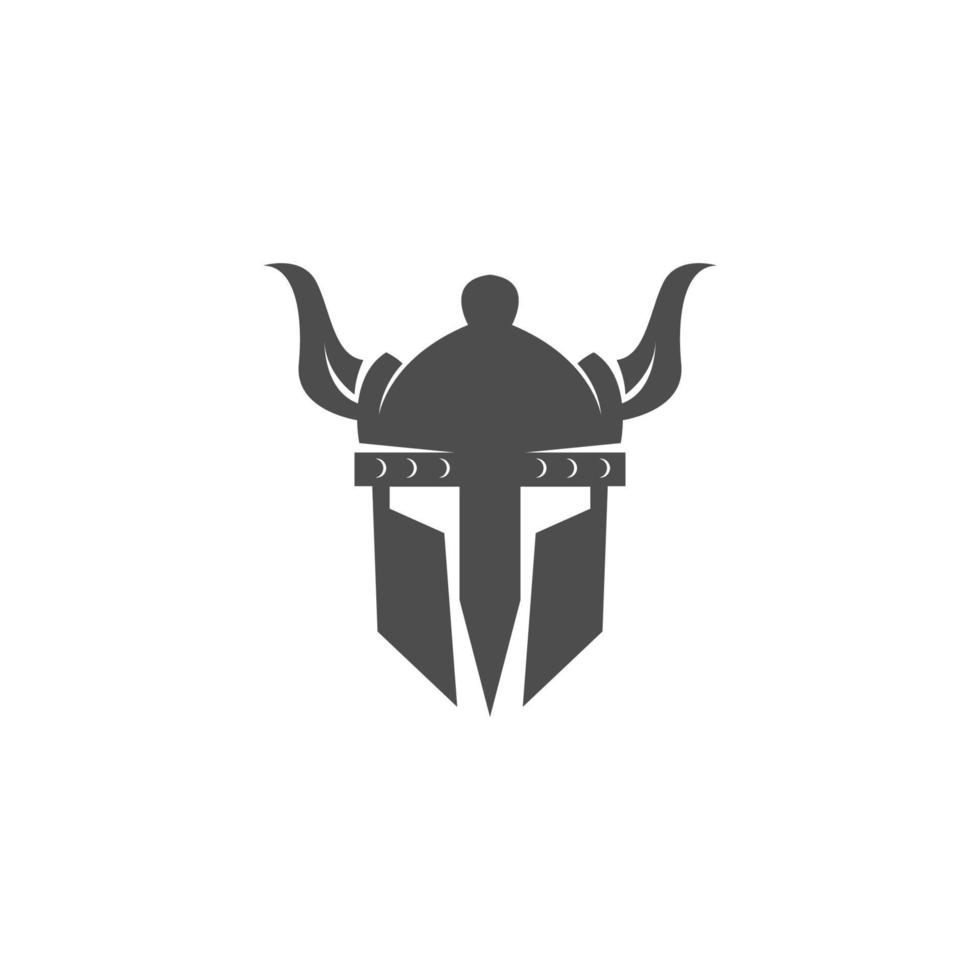 diseño de logotipo de icono vikingo vector