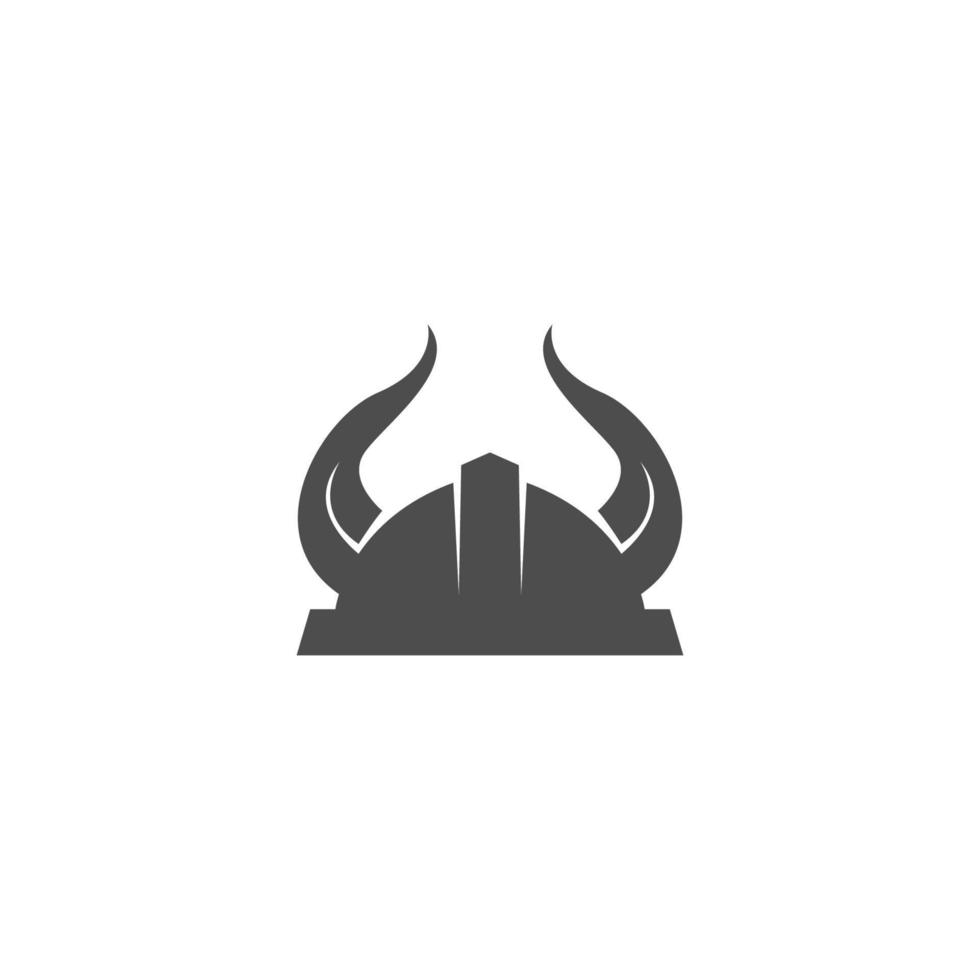 Viking icon logo design vector