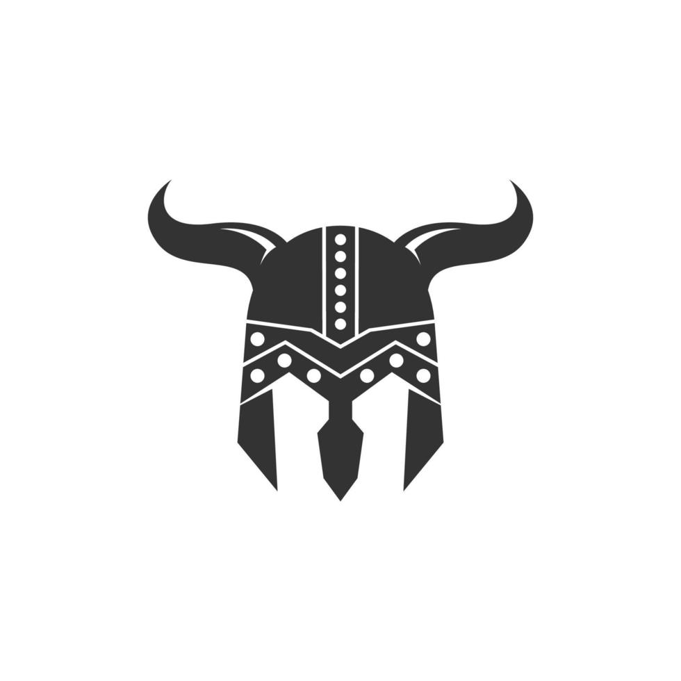 Viking icon logo design vector