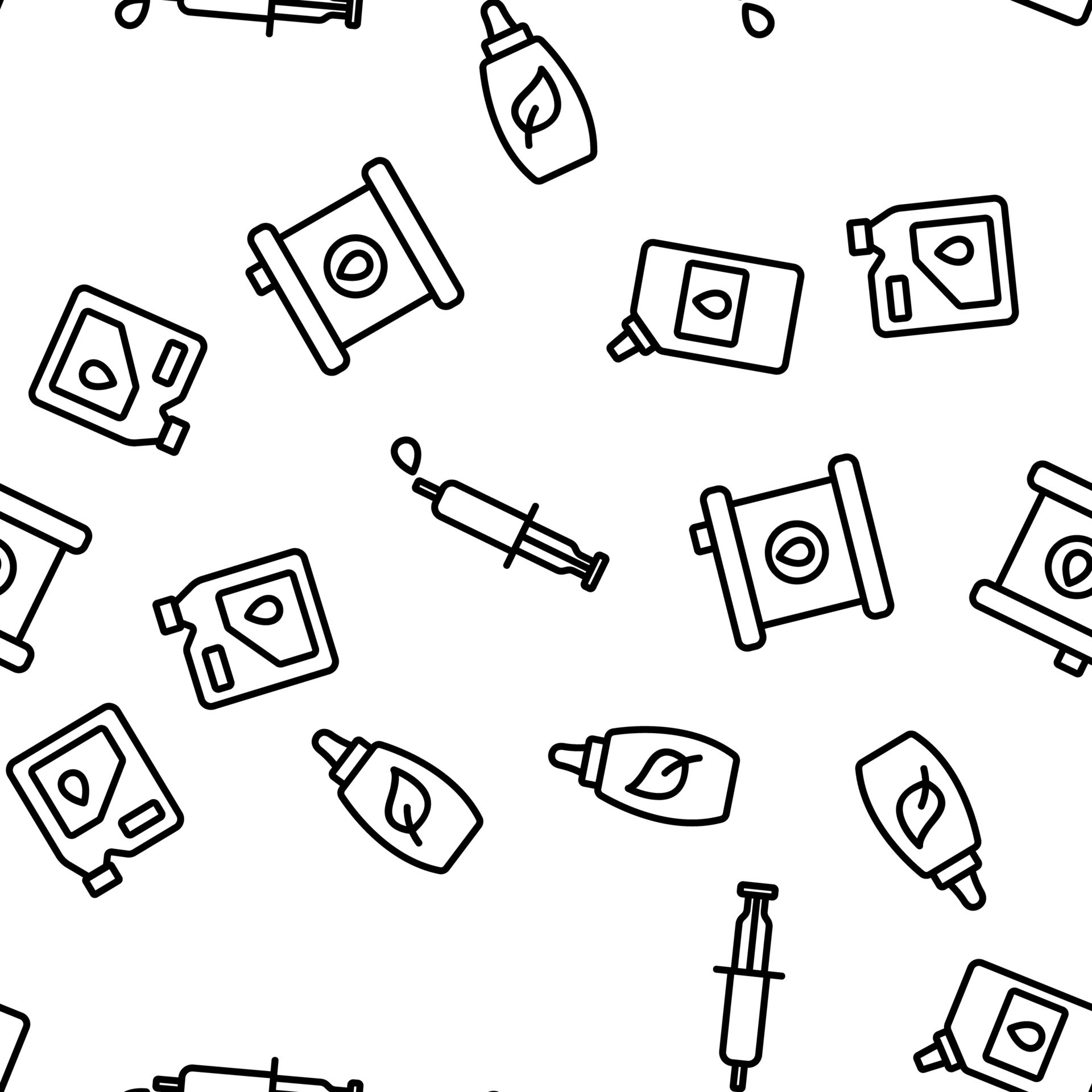 Lubricant Container Vector Seamless Pattern 10352277 Vector Art at Vecteezy