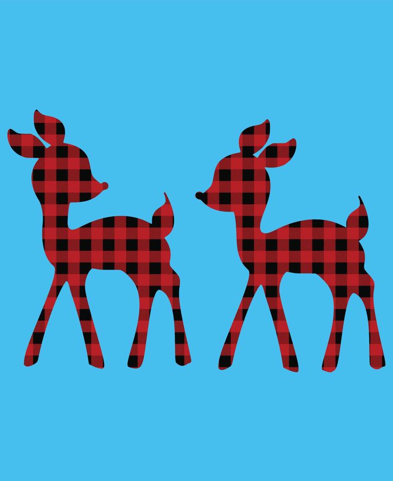 Deer Christmas Vector, Christmas Vector, Santa Vector