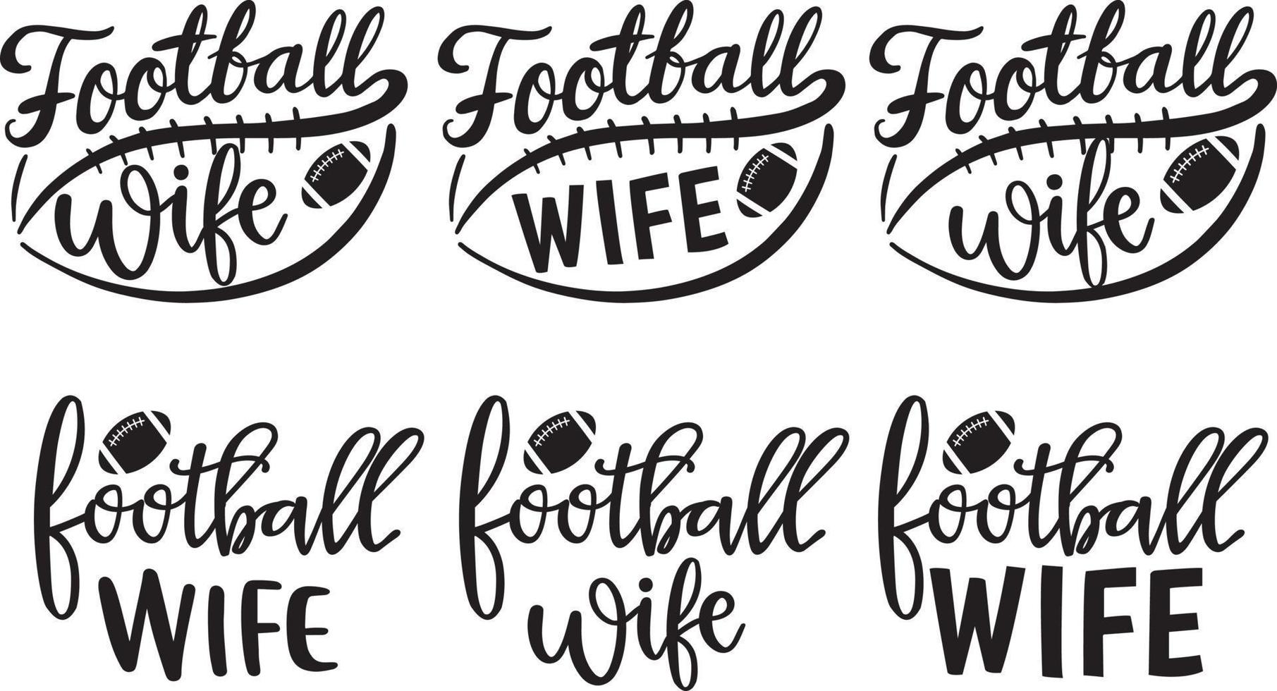 Football wife Vector, Football Vector, Family Football Vector