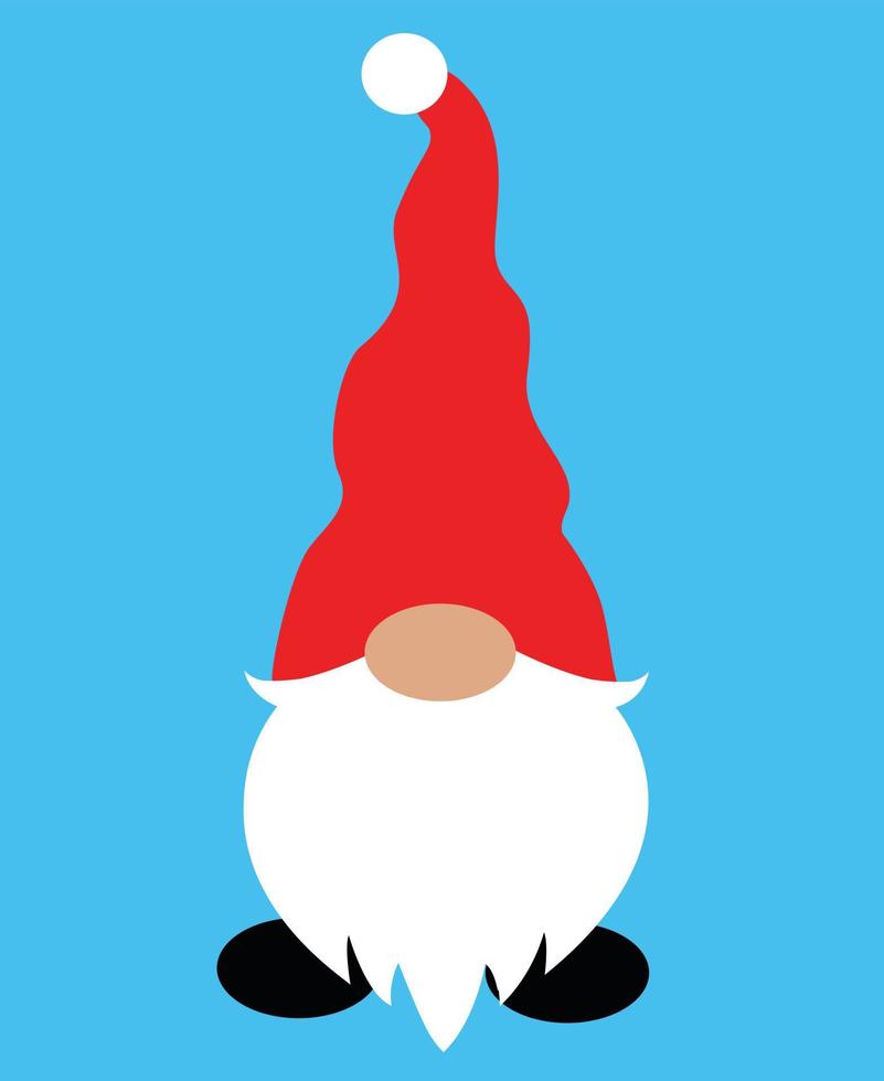 Gnome 11 Vector, Christmas Vector, Santa Vector