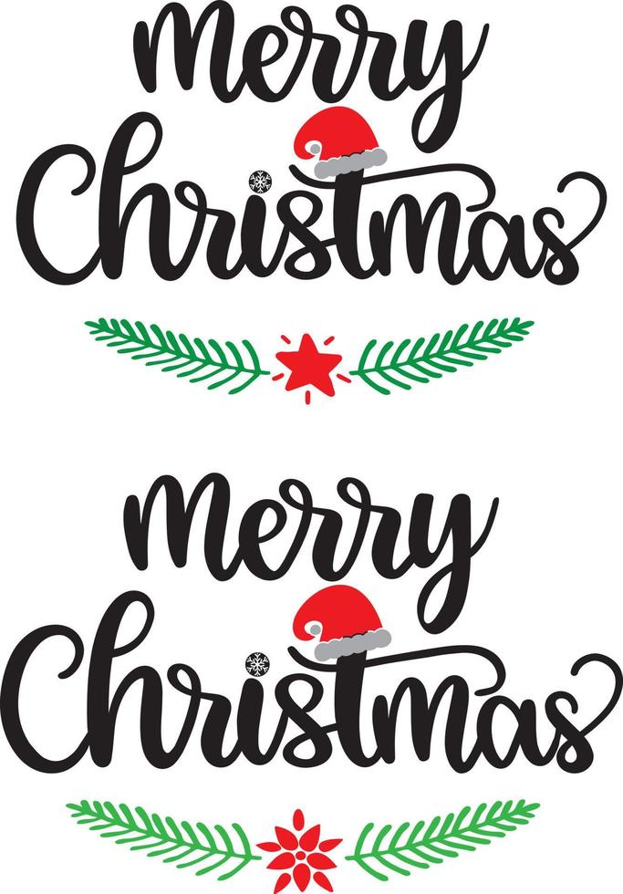 Merry Christmas 4 Christmas Vector file