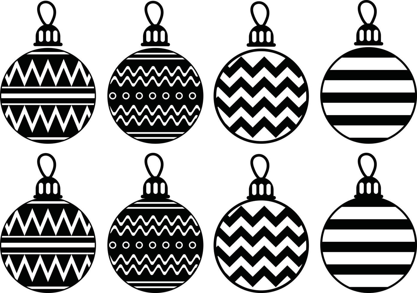 Christmas Ornaments 2 Vector, Christmas Vector, Santa Vector